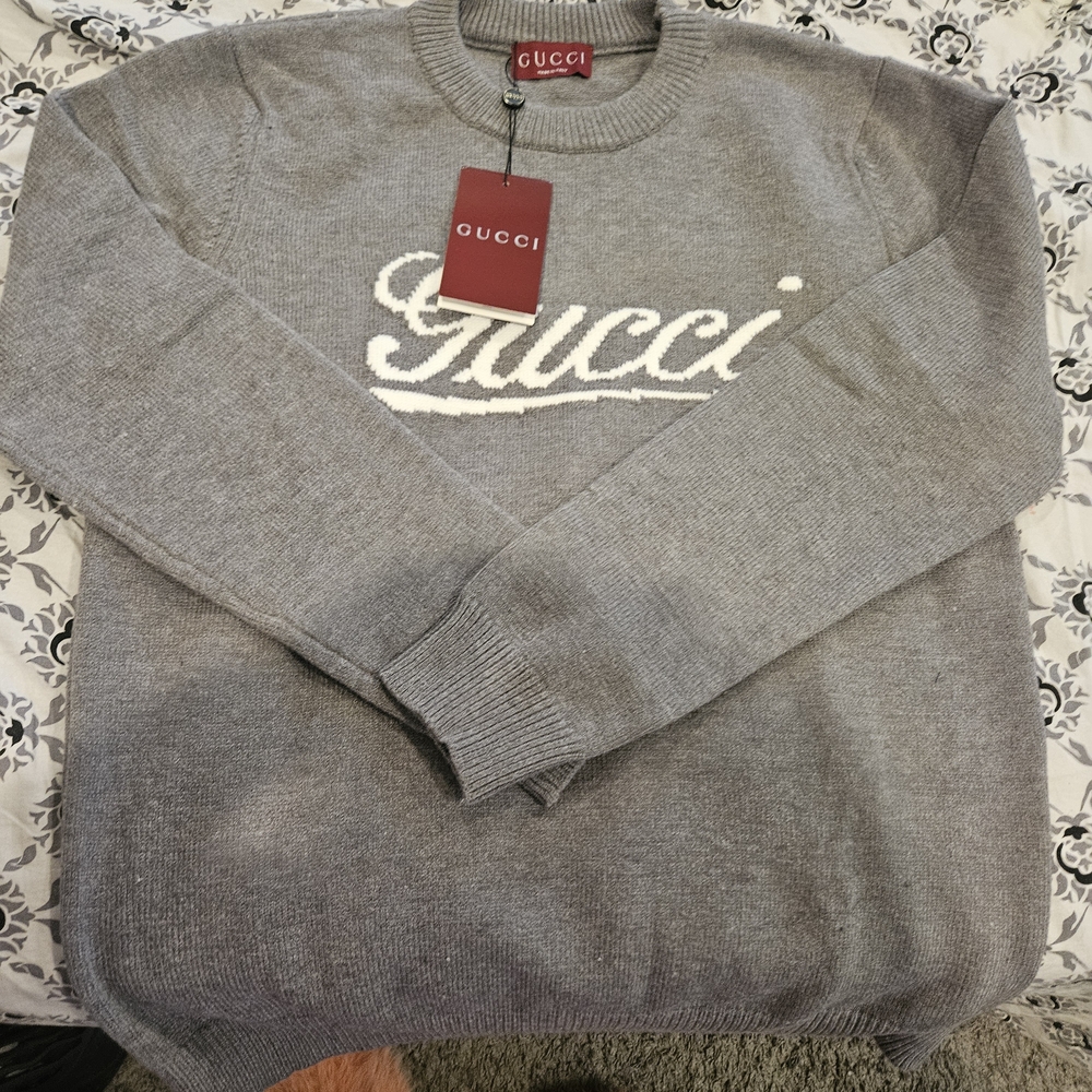 Gucci Gray Men's Sweater